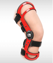 Red Knee Brace