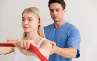 Nurse With Patient Osteopathy Session